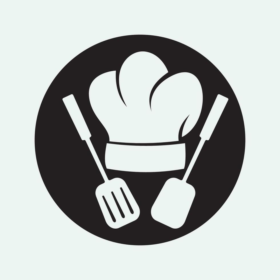 restaurant logo illustration vector