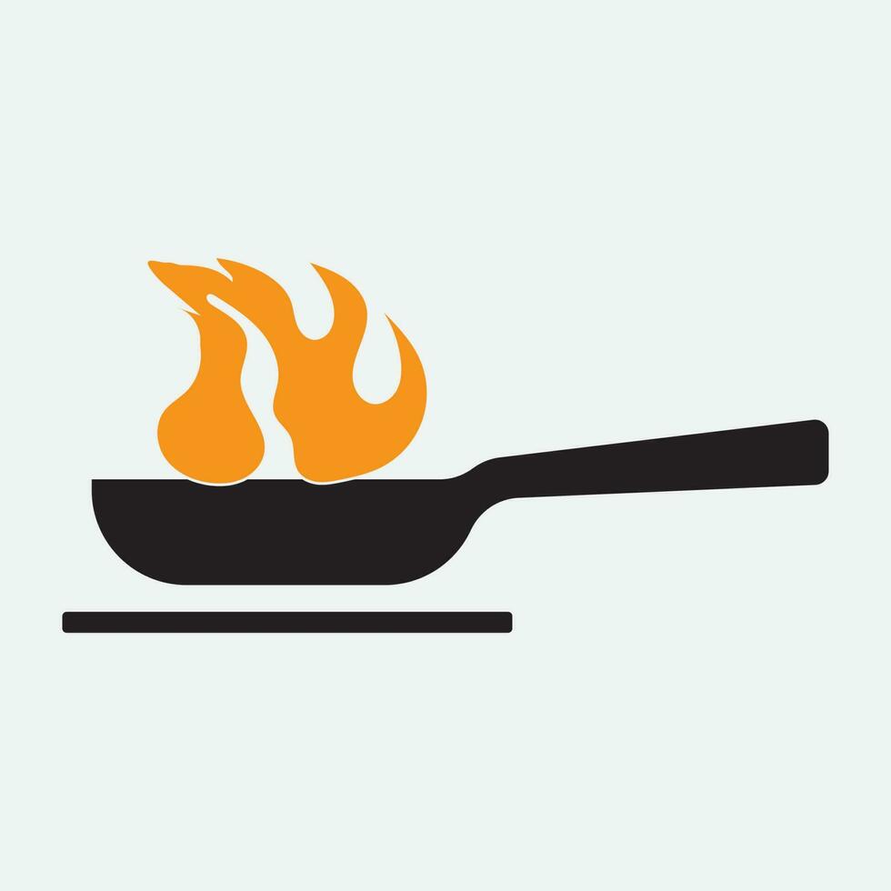 restaurant logo illustration vector