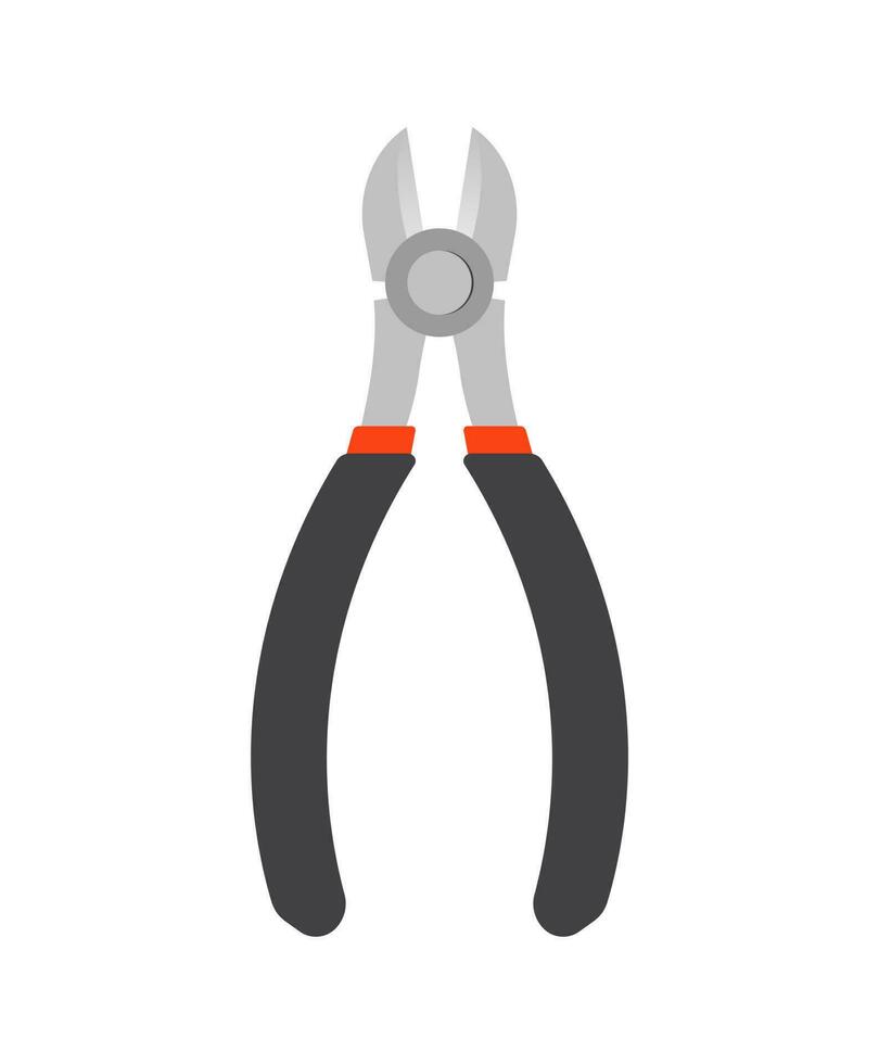 Flat Wire Cutter Plier Isolated Vector Illustration 23230688 Vector Art