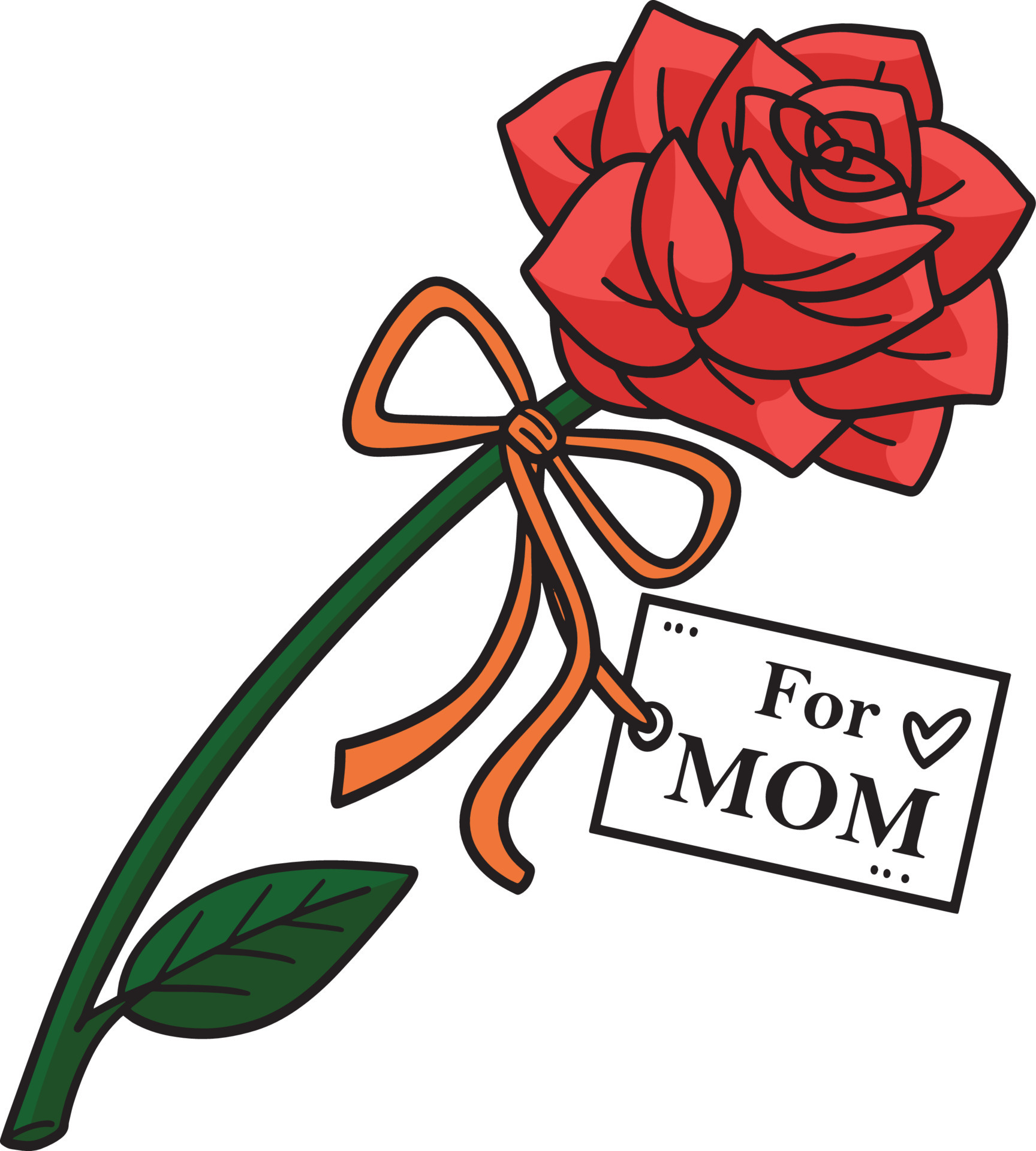 Mothers Day Flower Cartoon Colored Clipart 23230718 Vector Art at Vecteezy