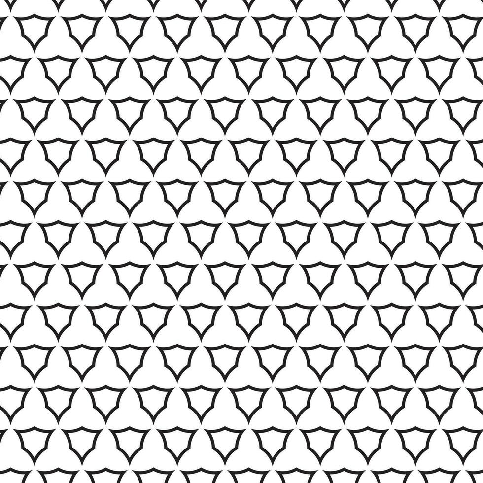 Triangle Shapes Pattern, Isolated Background. vector