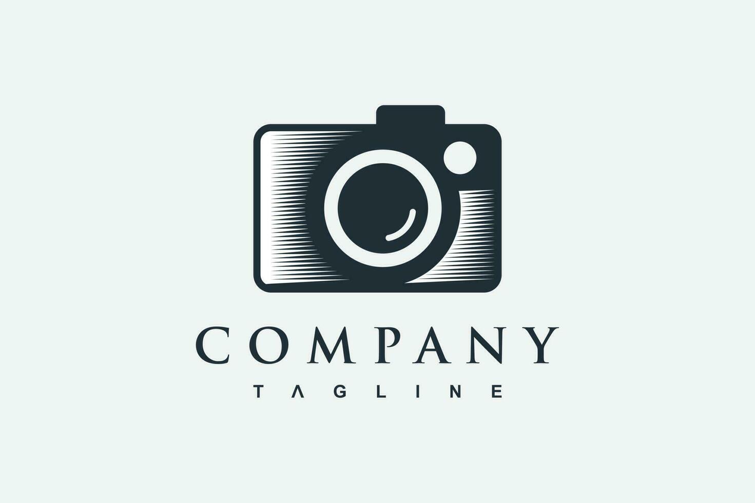 camera photography logo vector