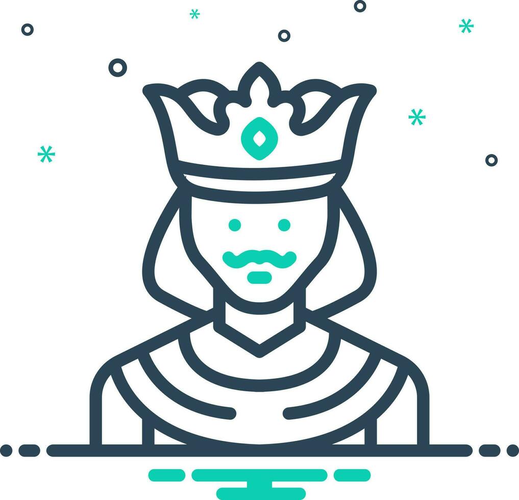 mix icon for earl vector