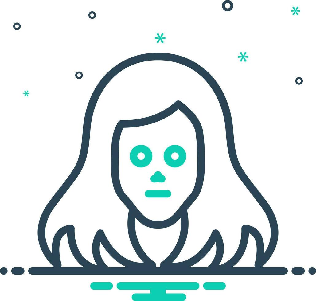 mix icon for  normal vector