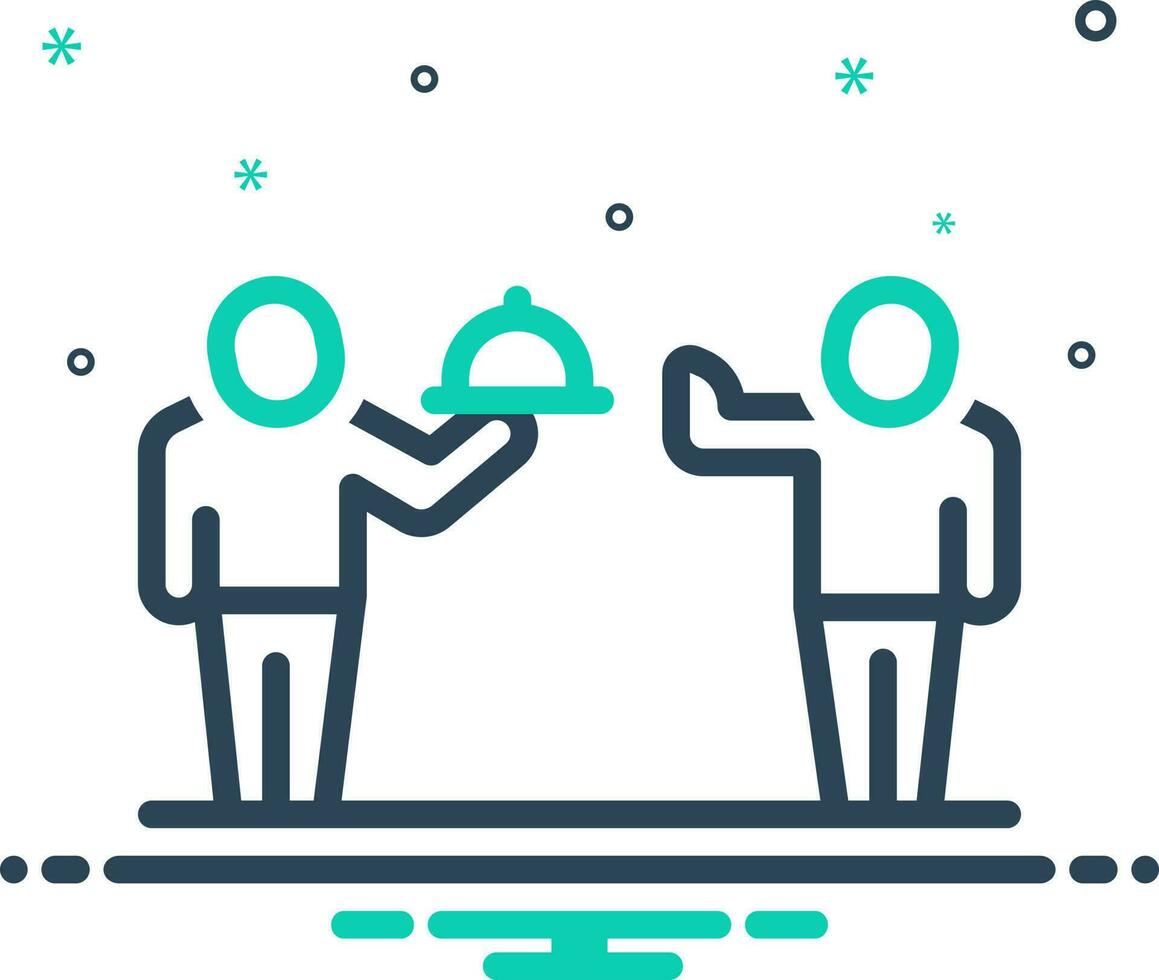 mix icon for refuse vector
