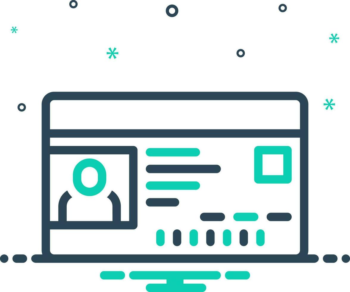 mix icon for licensed vector