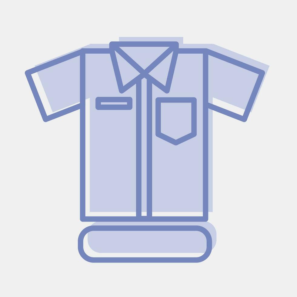 Icon uniform. School and education elements. Icons in two tone style. Good for prints, posters, logo, advertisement, infographics, etc. vector