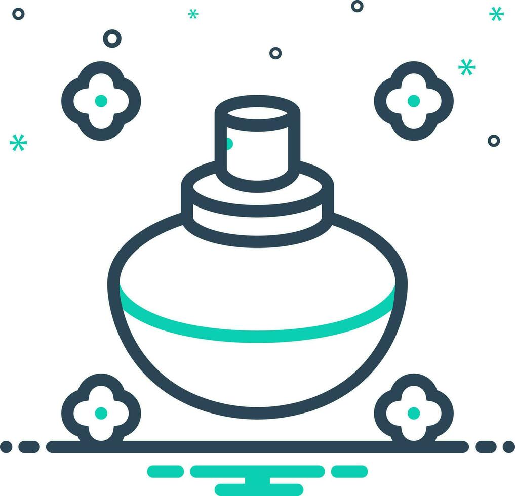 mix icon for fragrance vector