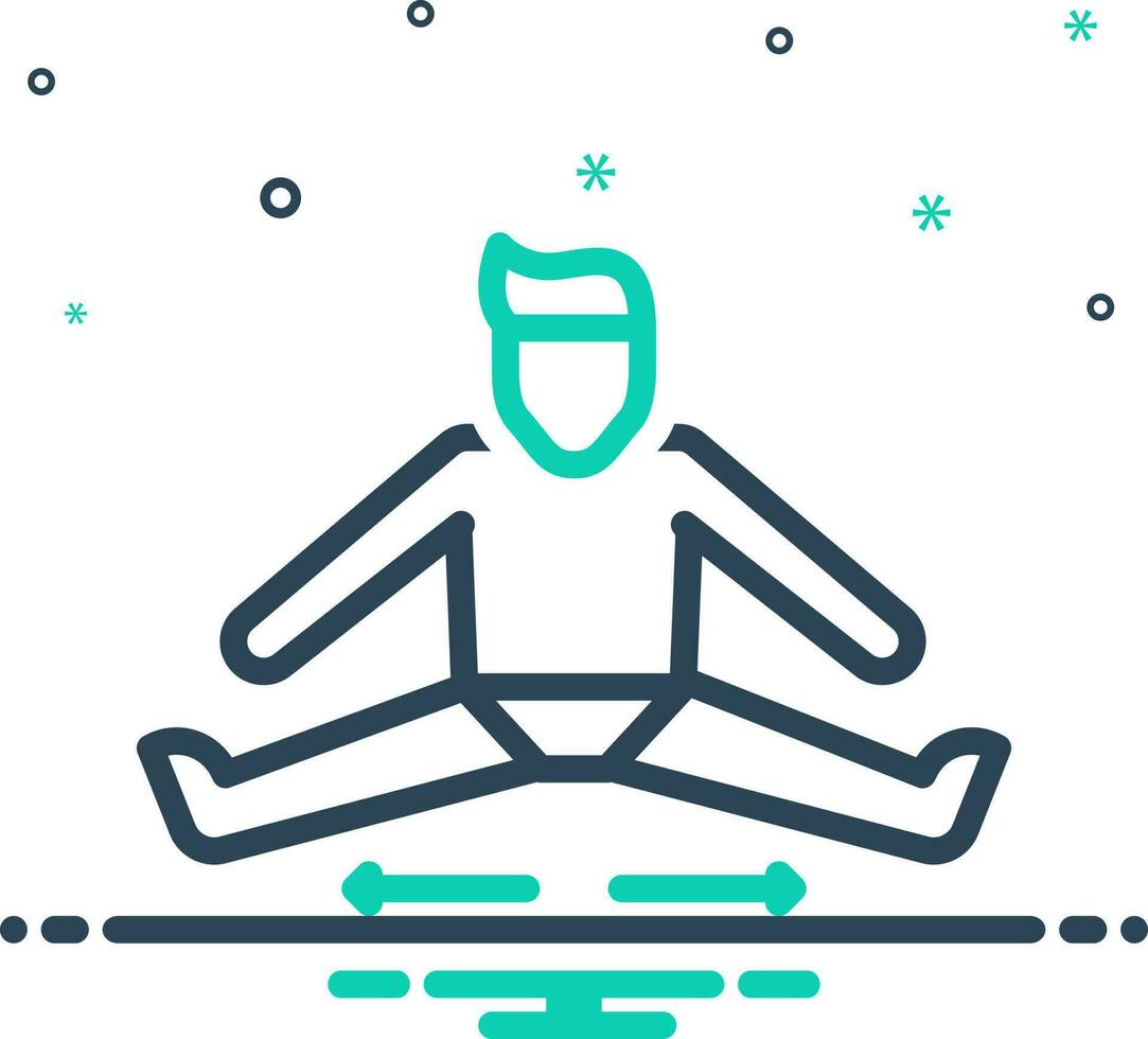 mix icon for stretch vector