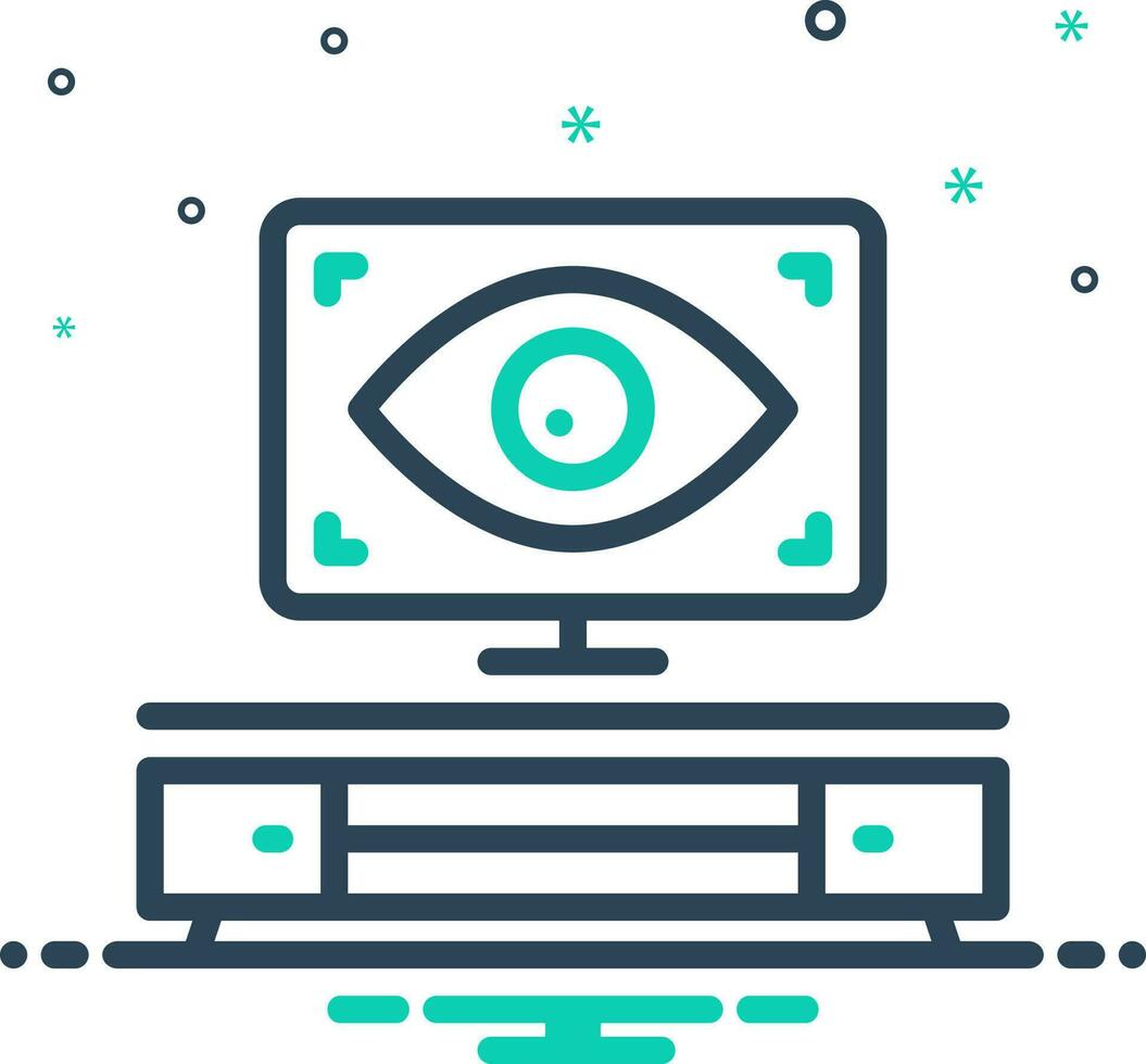 mix icon for seeing vector