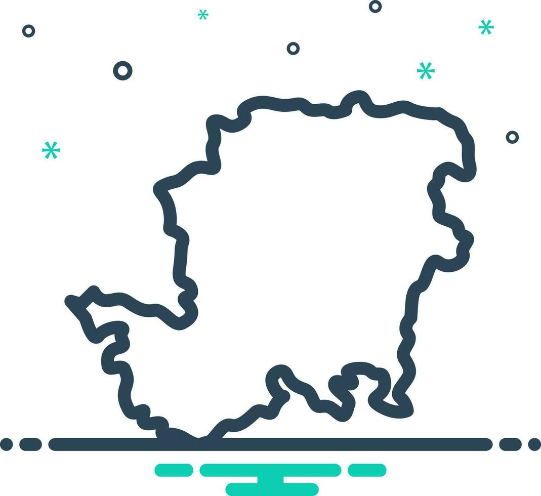 mix icon for hampshire vector