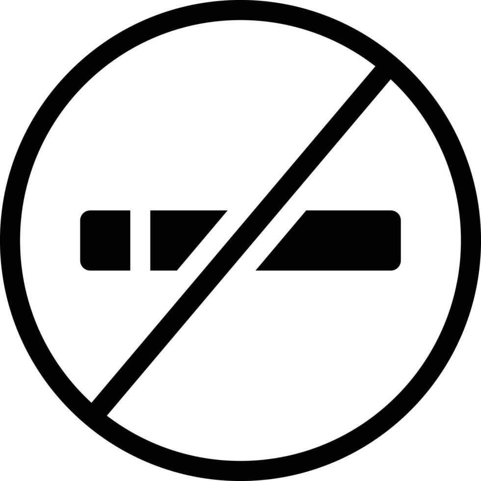 no smoking vector illustration on a background.Premium quality symbols.vector icons for concept and graphic design.