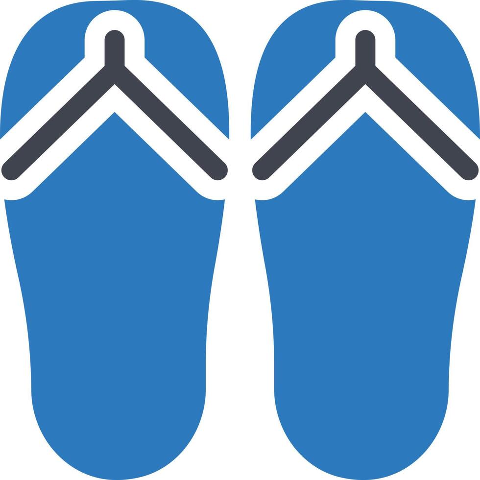 flip flop ilustración vectorial sobre un fondo.símbolos de calidad premium.iconos vectoriales para concepto y diseño gráfico. vector