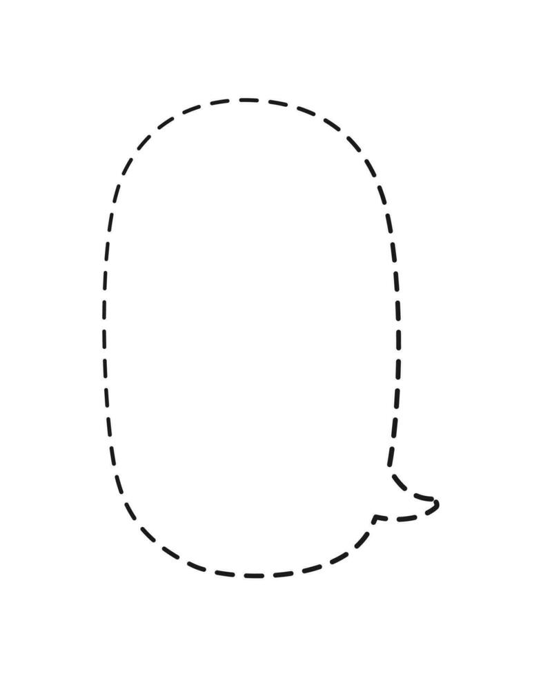 geométrico cómic habla burbuja globo hecho de punteado rayado línea garabatear vector ilustración