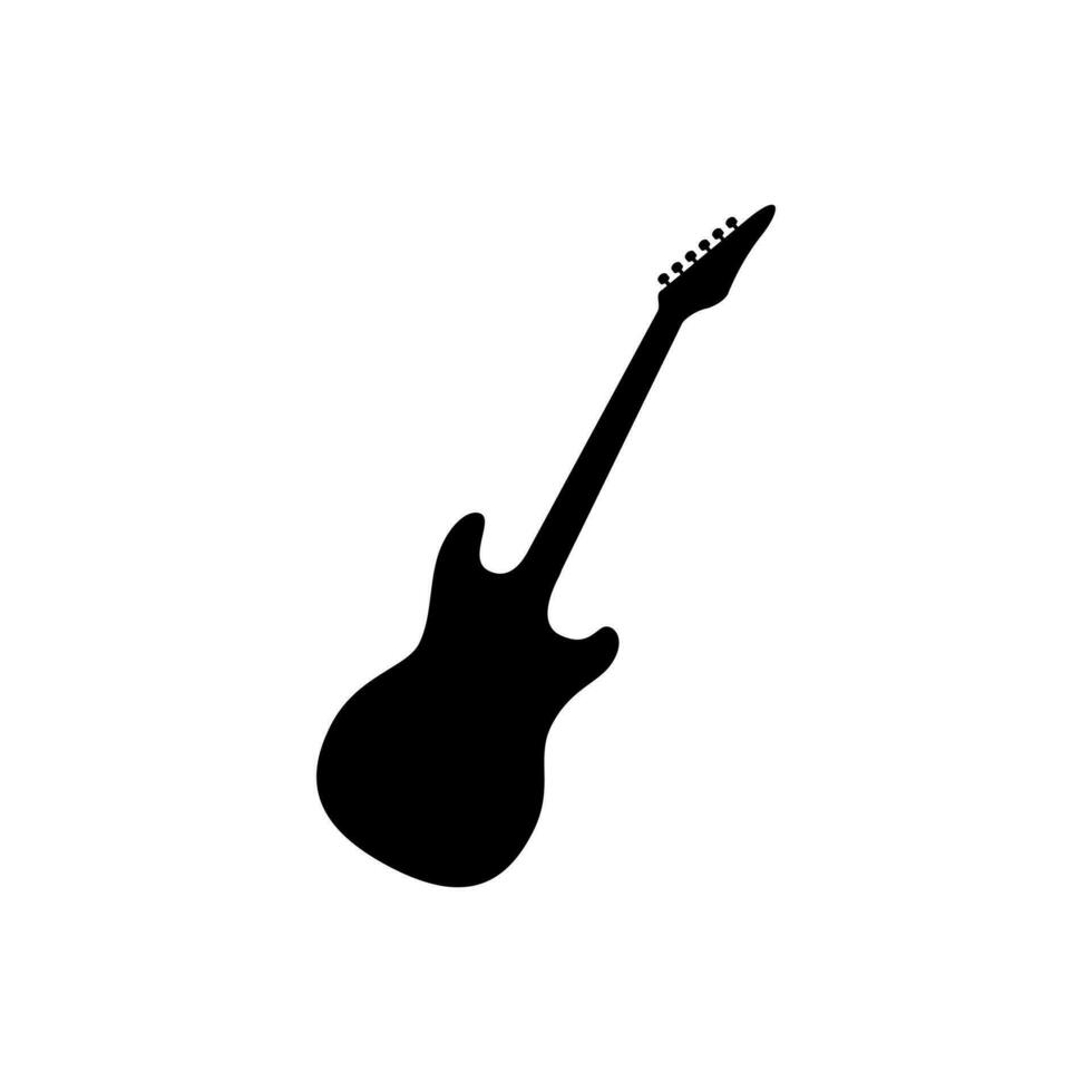 Electric guitar icon vector. acoustic illustration sign. audio symbol. music logo. vector