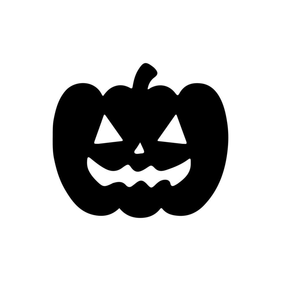 Pumpkin icon vector. Halloween illustration sign. pumpkin faces symbol or logo. vector