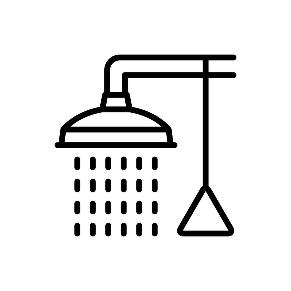 Shower icon vector. hygiene illustration sign. bath symbol. vector