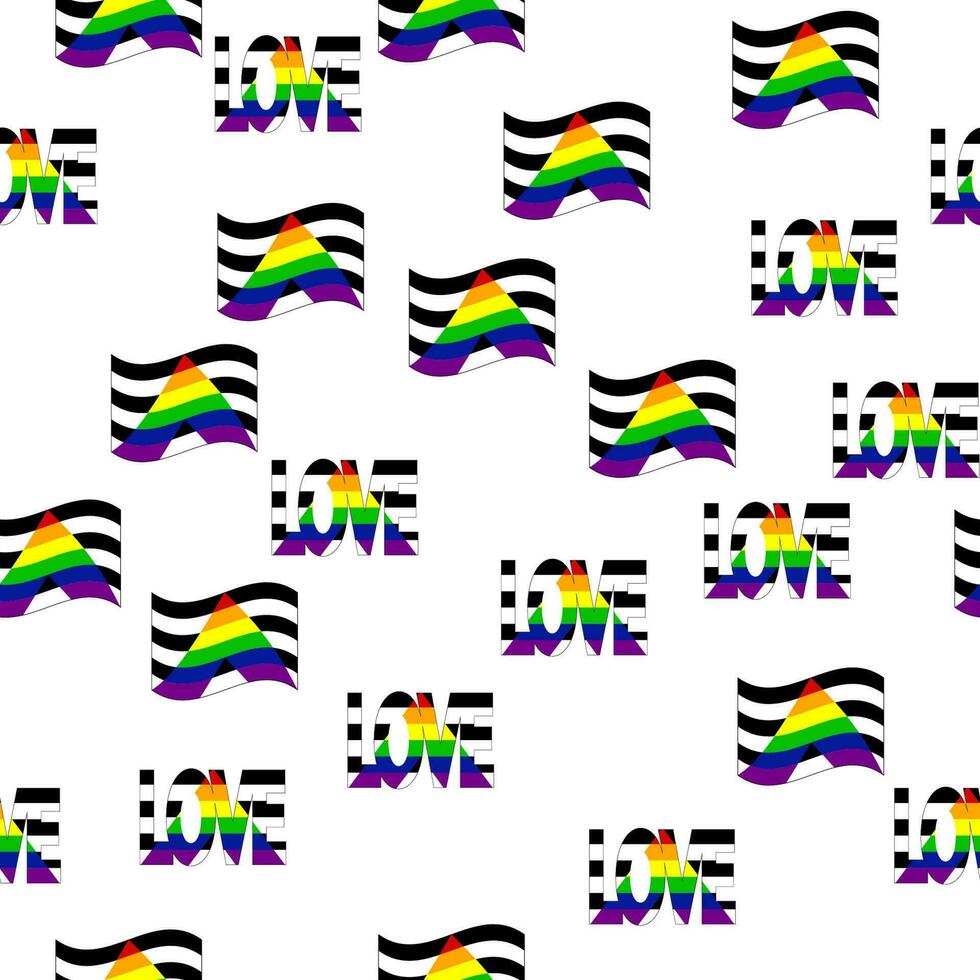 Straight Allies pride flag. LGBT community flag vector