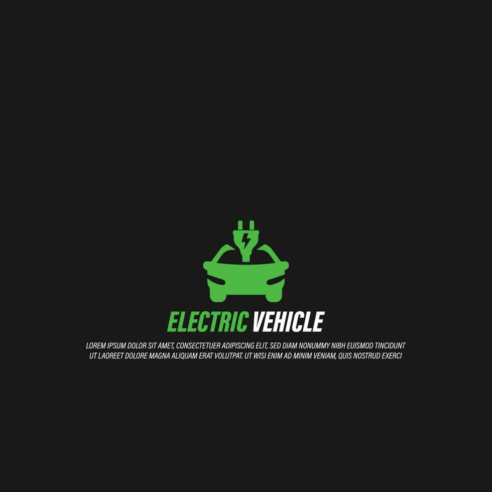 ev icono logo vector