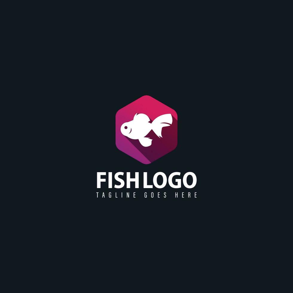 fish logo vector