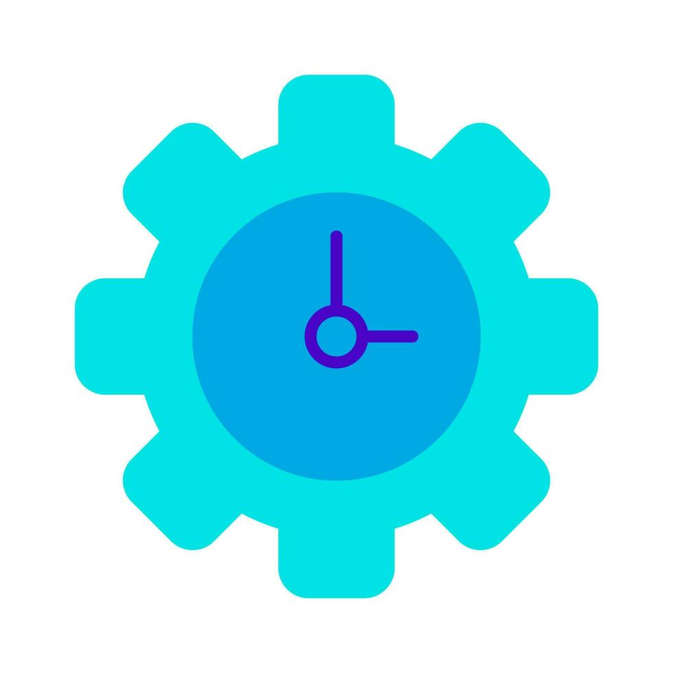 gear setting and clock system automation icon vector illustration 23233874 Vector Art at Vecteezy
