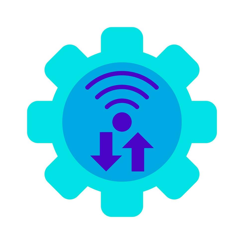 internet connection system automation icon vector illustration