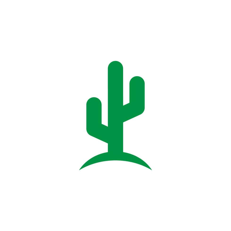 cactus logo template vector Illustration