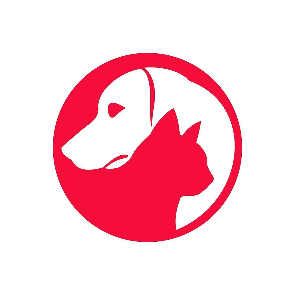 pet care vector logo