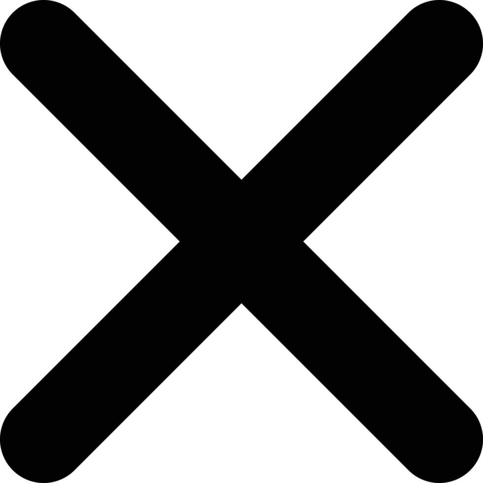 wrong icon vector . delete icon . cancel icon . close mark . exit icon