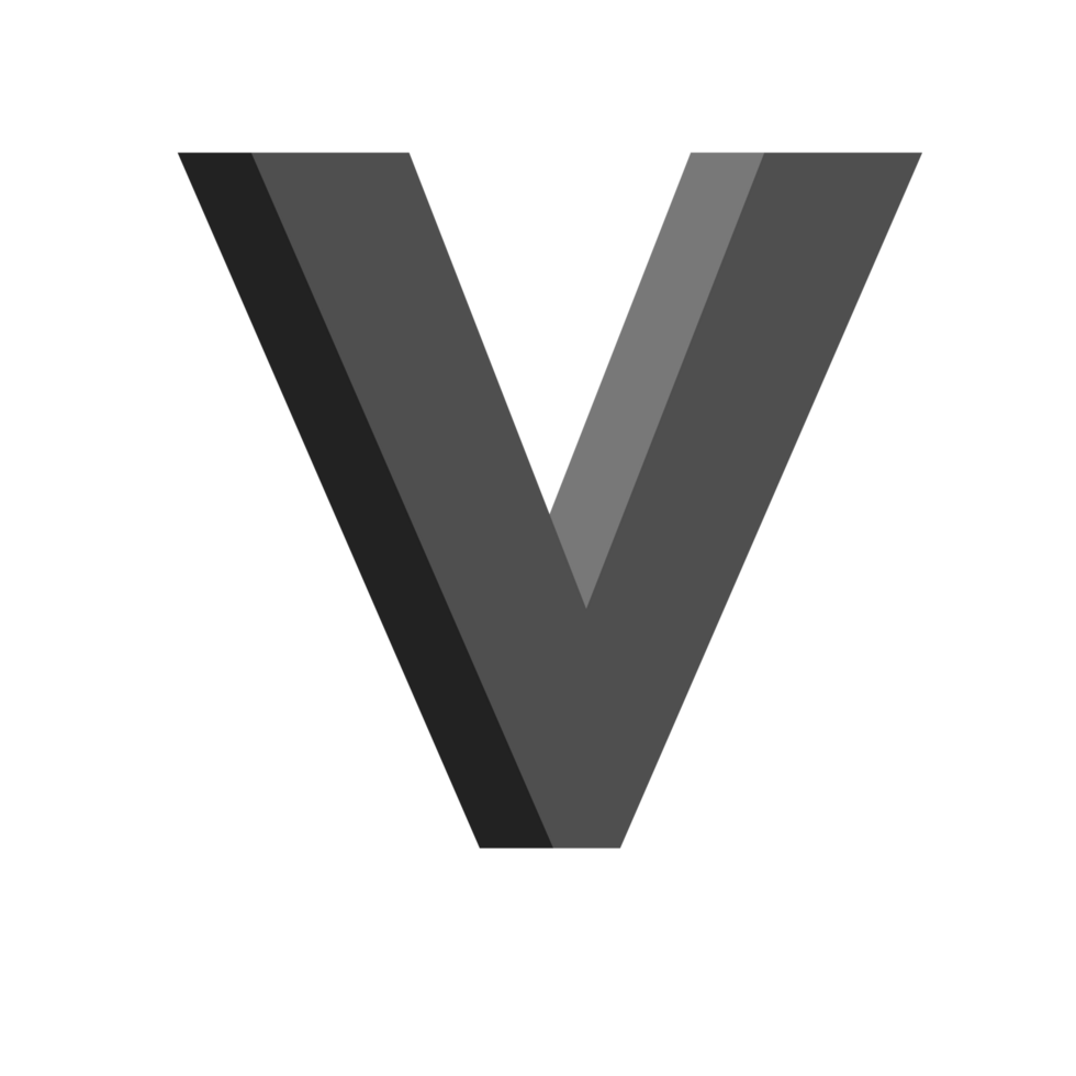 3d alphabet PNG in transparent background