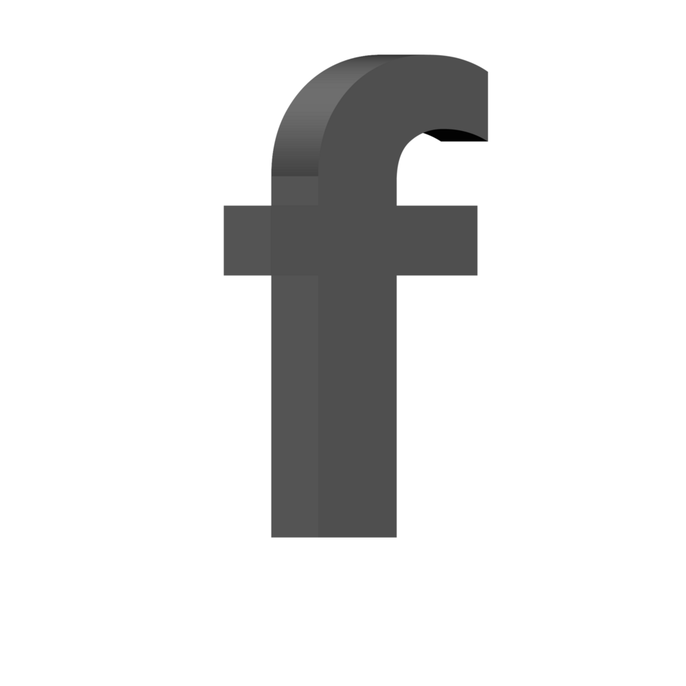 3d alphabet PNG in transparent background