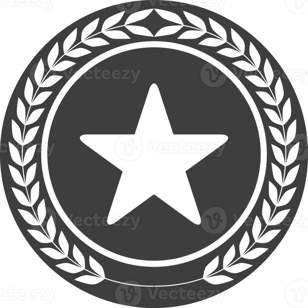 Transparent medal for success and achievements for winning victory at a contest or competition. png