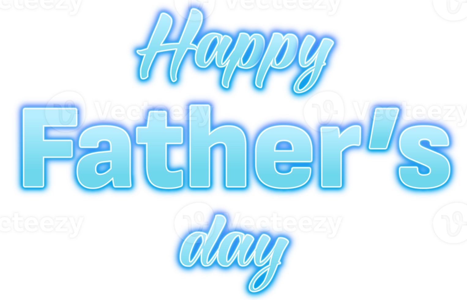 Happy Fathers Day lettering design for banner, poster or greeting card. Best dad ever concept. png