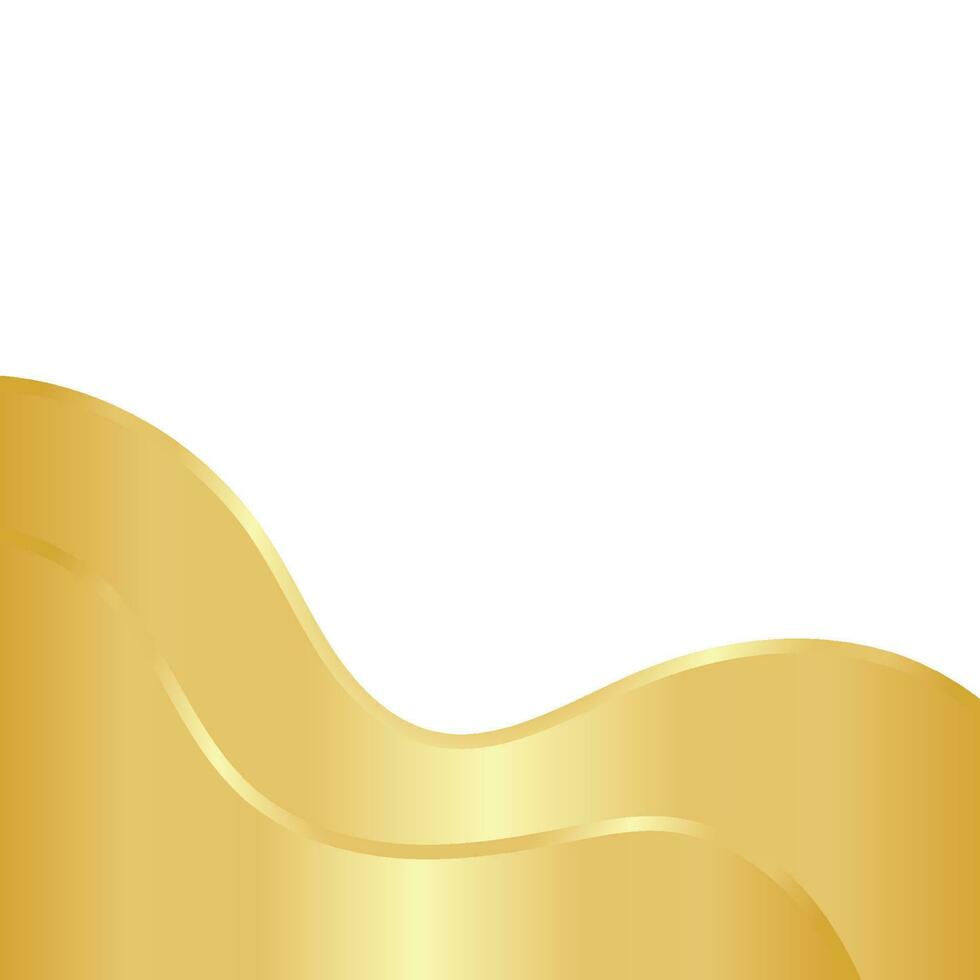 dorado ola modelo diseño vector