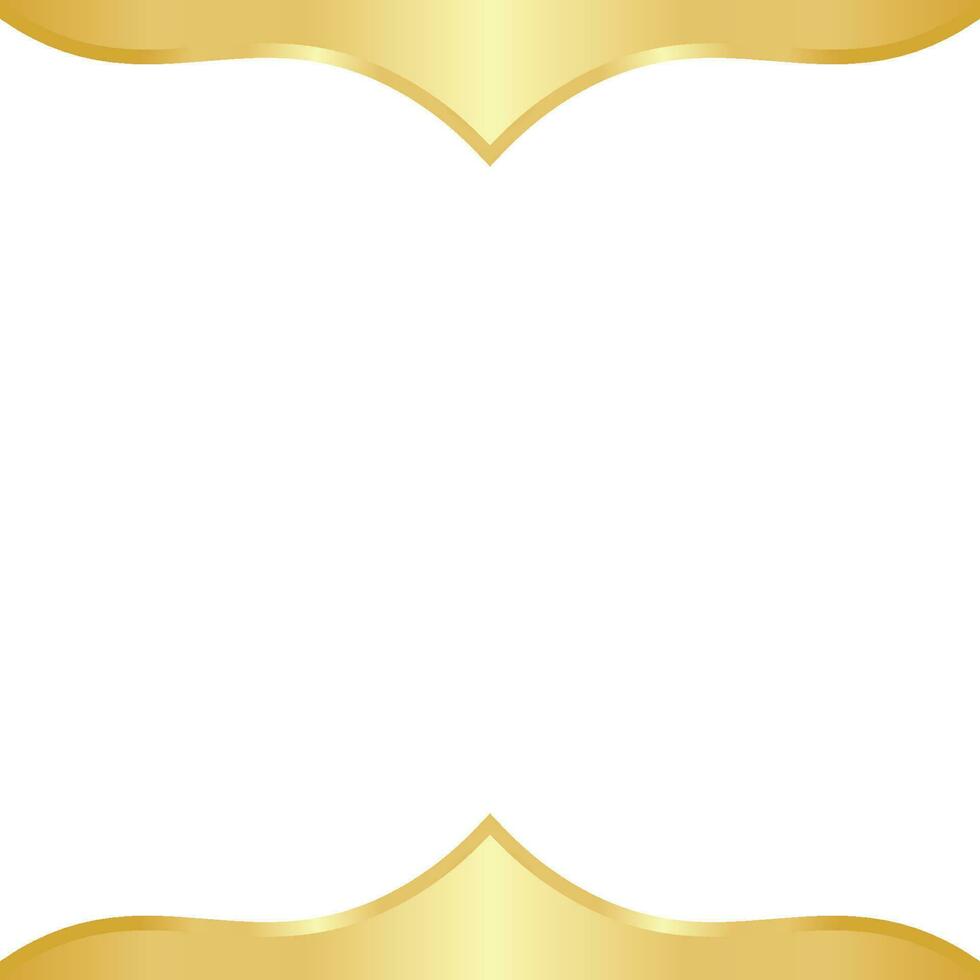 Golden Wave Template Design vector