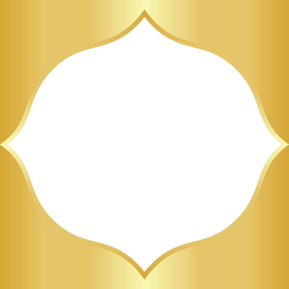 Golden Wave Template Design vector