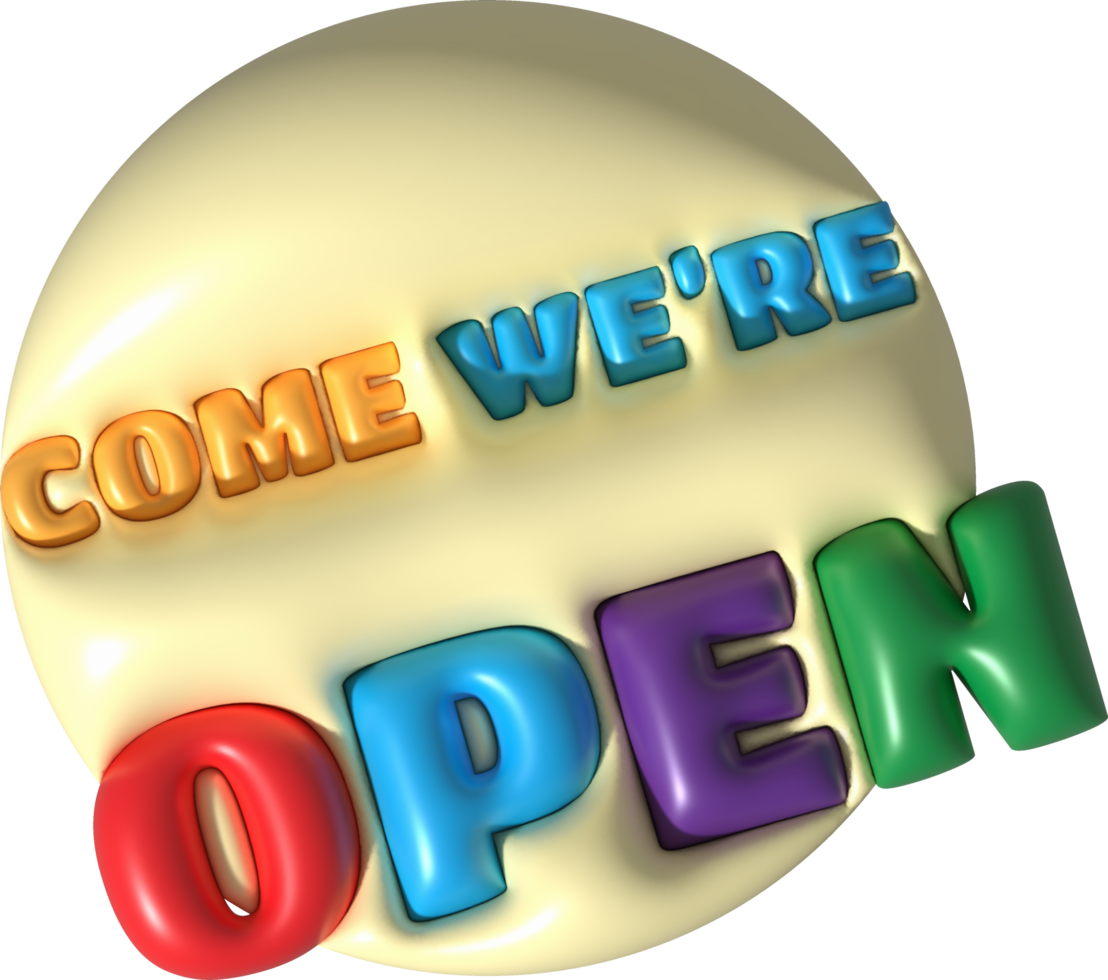 free-3d-business-come-we-are-opening-hours-icon-e-commerce-illustration