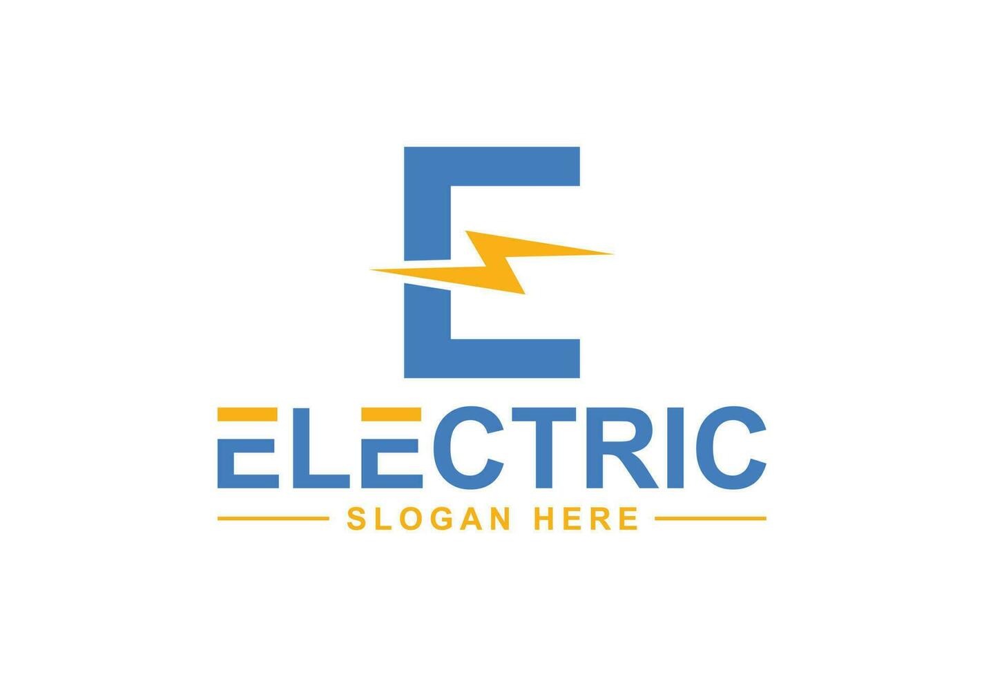 Electric logo, Lighting bolt , Thunder bolt design logo template, vector illustration