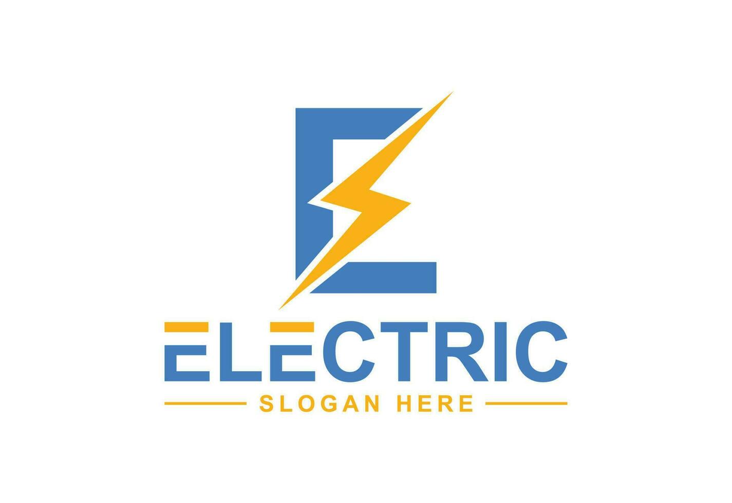 Electric logo, Lighting bolt , Thunder bolt design logo template, vector illustration