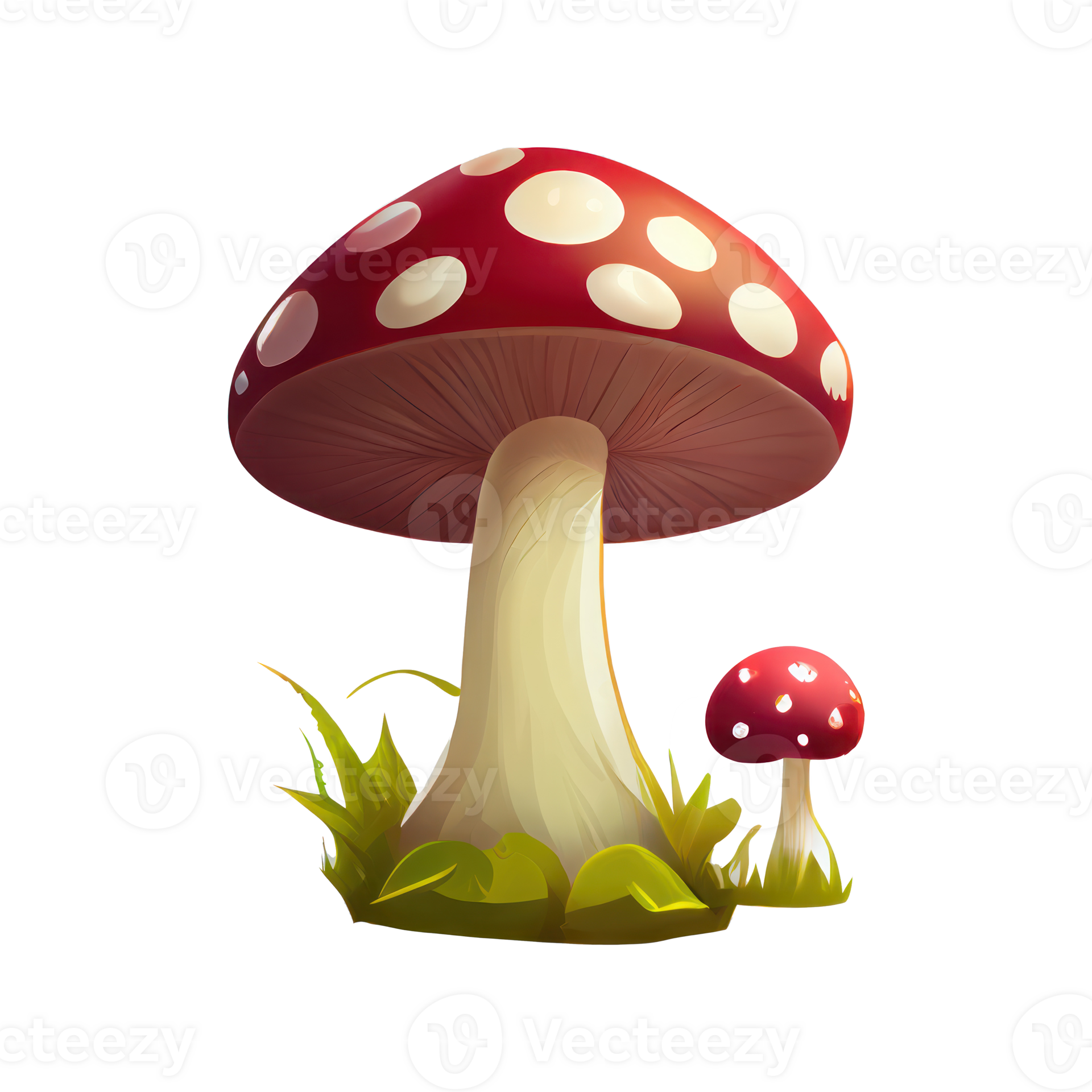mushroom cartoon style . 23235531 PNG