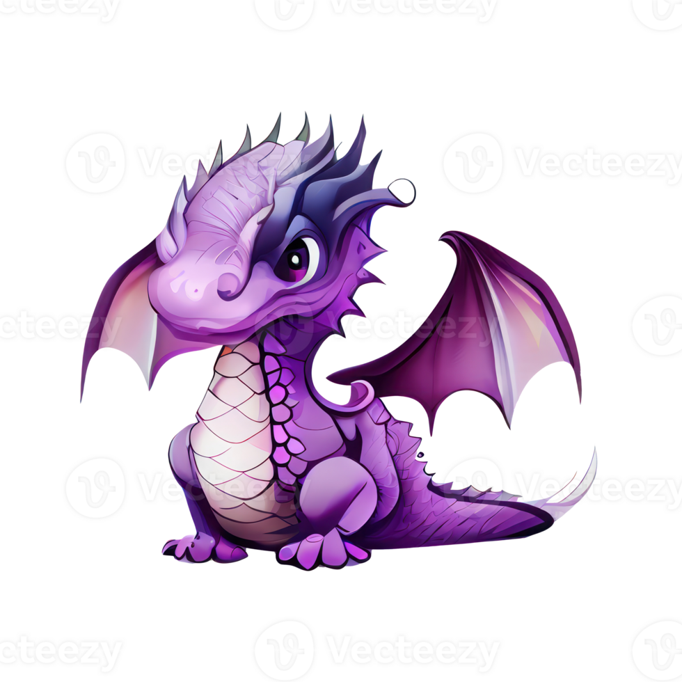 Dragon . AI Generated png
