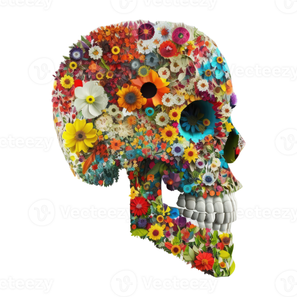 death mask skull . png