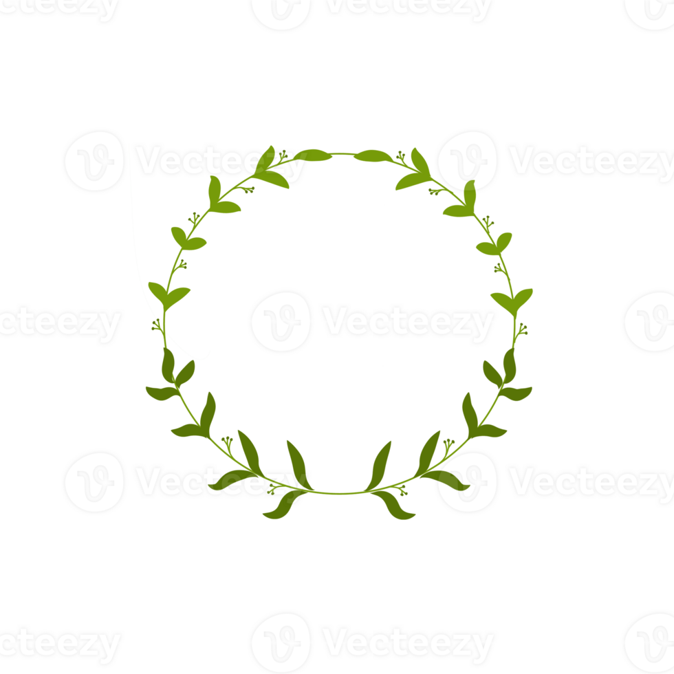 Free Abstract leaf wreath 23235706 PNG with Transparent Background