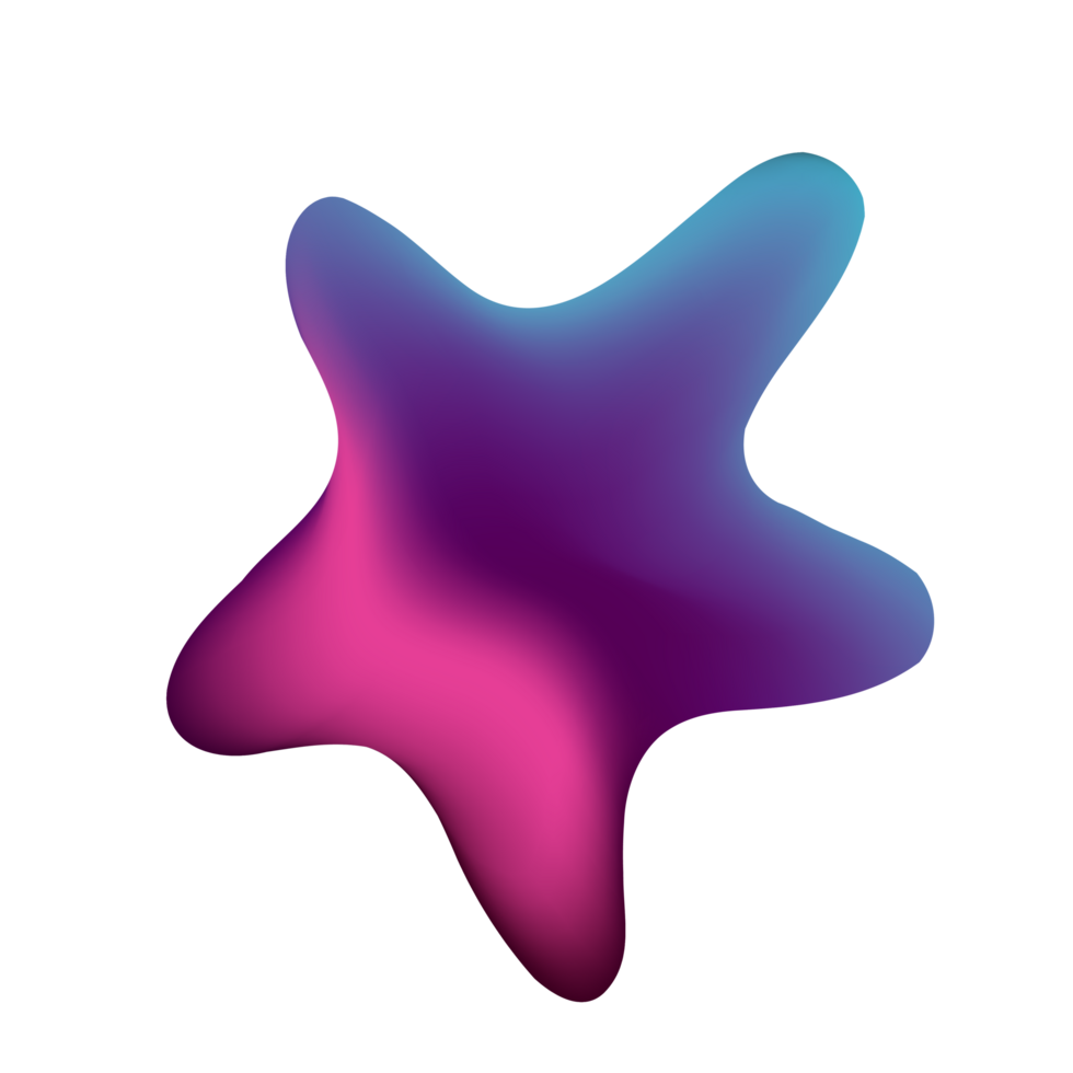 Fluid Abstract Shapes Element Design. Modern Gradients Fluid element design. Pro PNG transparent background
