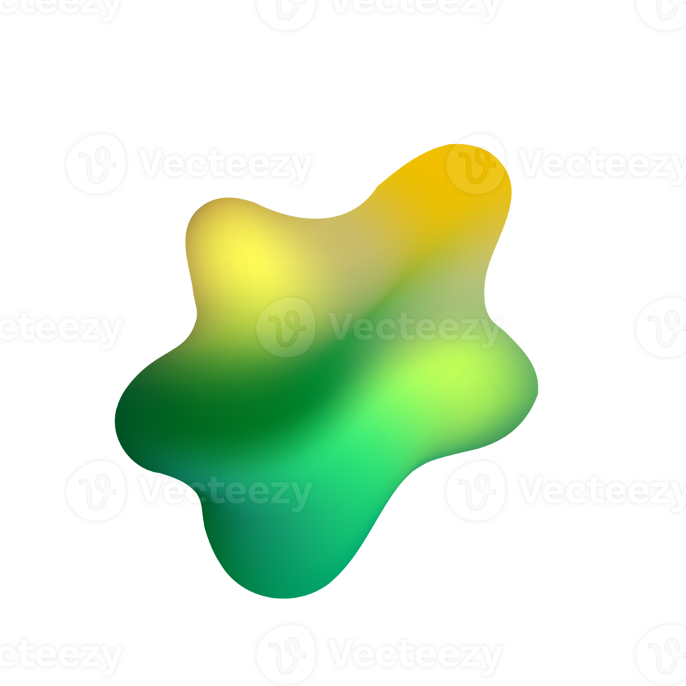 Trendy element Fluid Modern Gradient element design, transparent shape element. Pro PNG Pro PNG