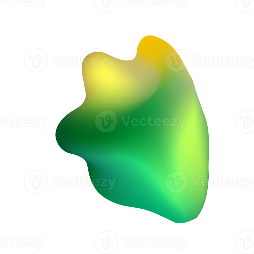 Trendy element Fluid Modern Gradient element design, transparent shape element. Pro PNG Pro PNG