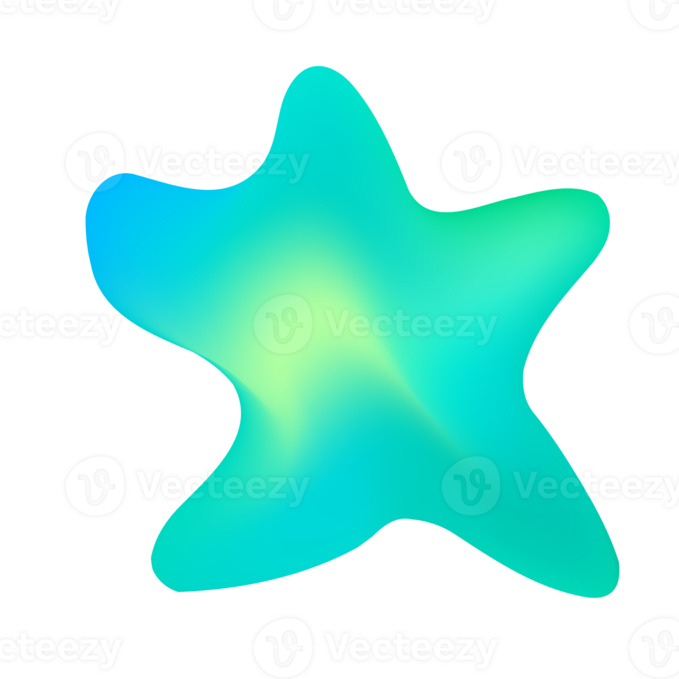 Trendy element Fluid Modern Gradient element design, transparent shape element. Pro PNG Pro PNG