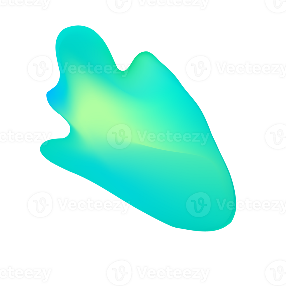 Trendy element Fluid Modern Gradient element design, transparent shape element. Pro PNG Pro PNG