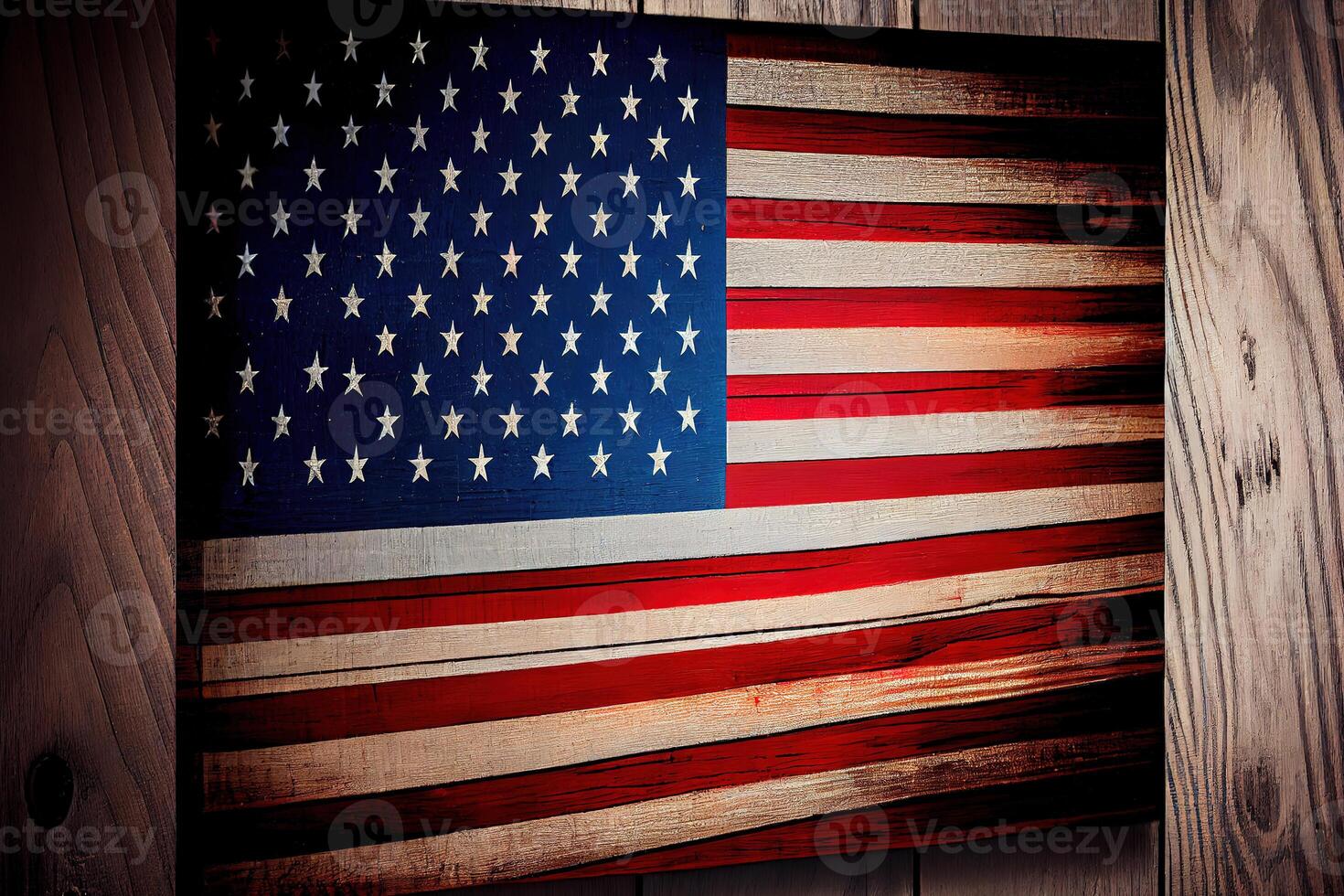 Happy presidents day concept with flag of the United States. photo