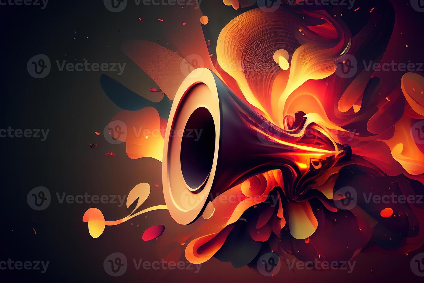 Awesome Sound inspiration. Creative music. Music vibes concept for concerts and festivals. photo